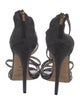 Jimmy Choo Suede Crystal Embellishments Sandals