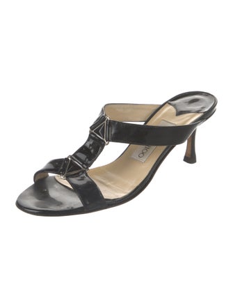 Jimmy Choo Patent Leather Slides
