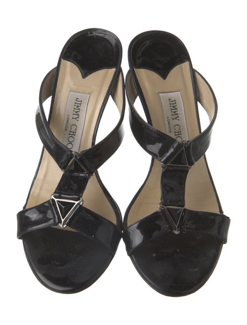 Jimmy Choo Patent Leather Slides