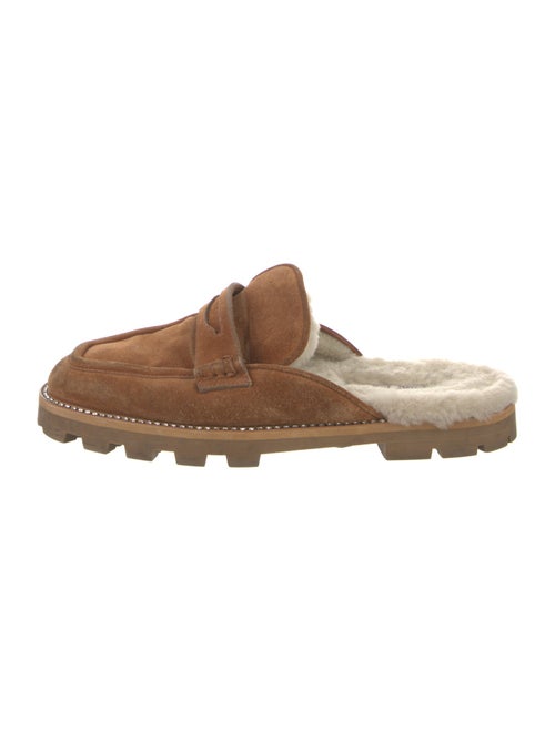 Jimmy Choo Suede Crystal Embellishments Mules