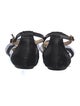 Jimmy Choo Chain-Link Accents T-Strap Sandals