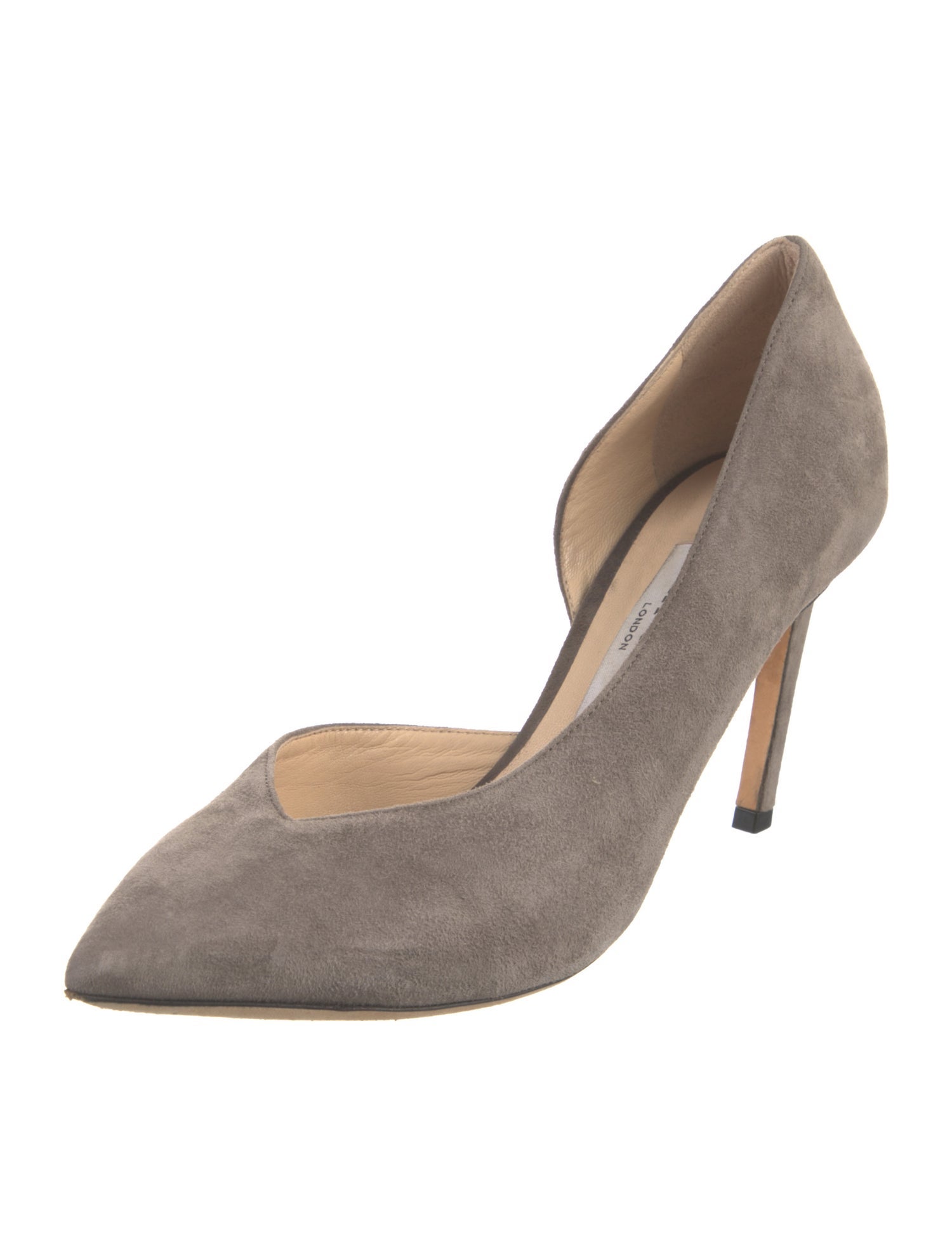 Jimmy Choo Suede D'Orsay Pumps