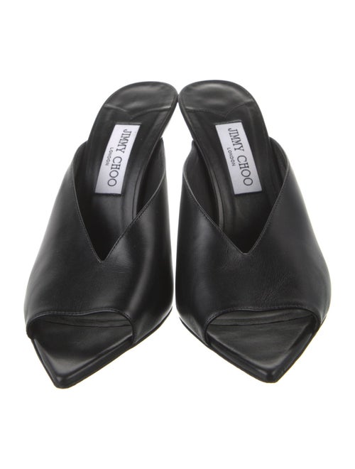 Jimmy Choo Leather Slides