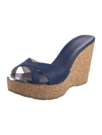 Jimmy Choo Leather Slides