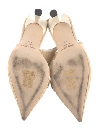 Jimmy Choo Straw Slingback Pumps