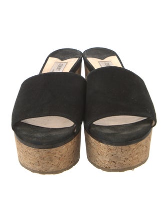Jimmy Choo Suede Slides