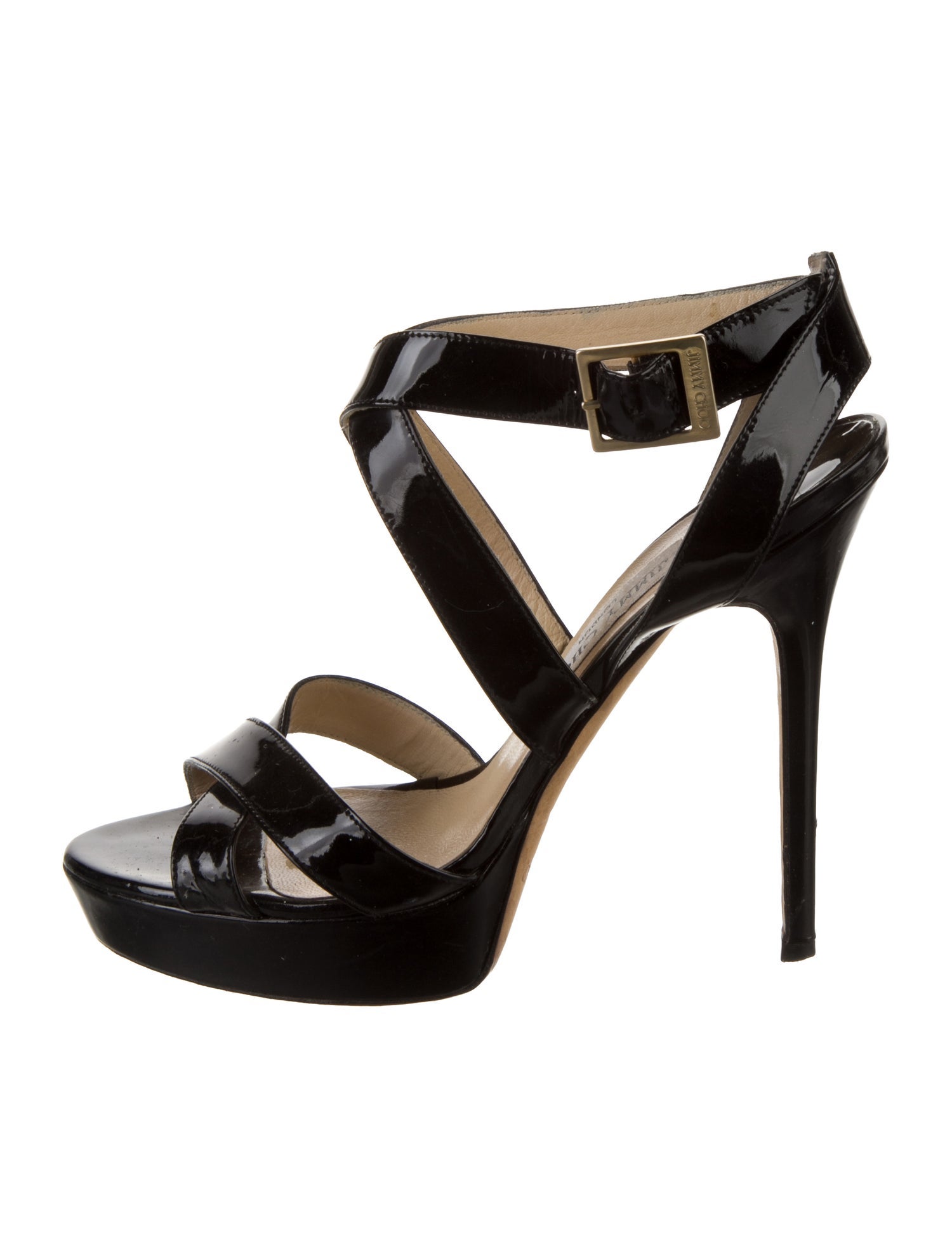 Jimmy Choo Patent Leather Sandals