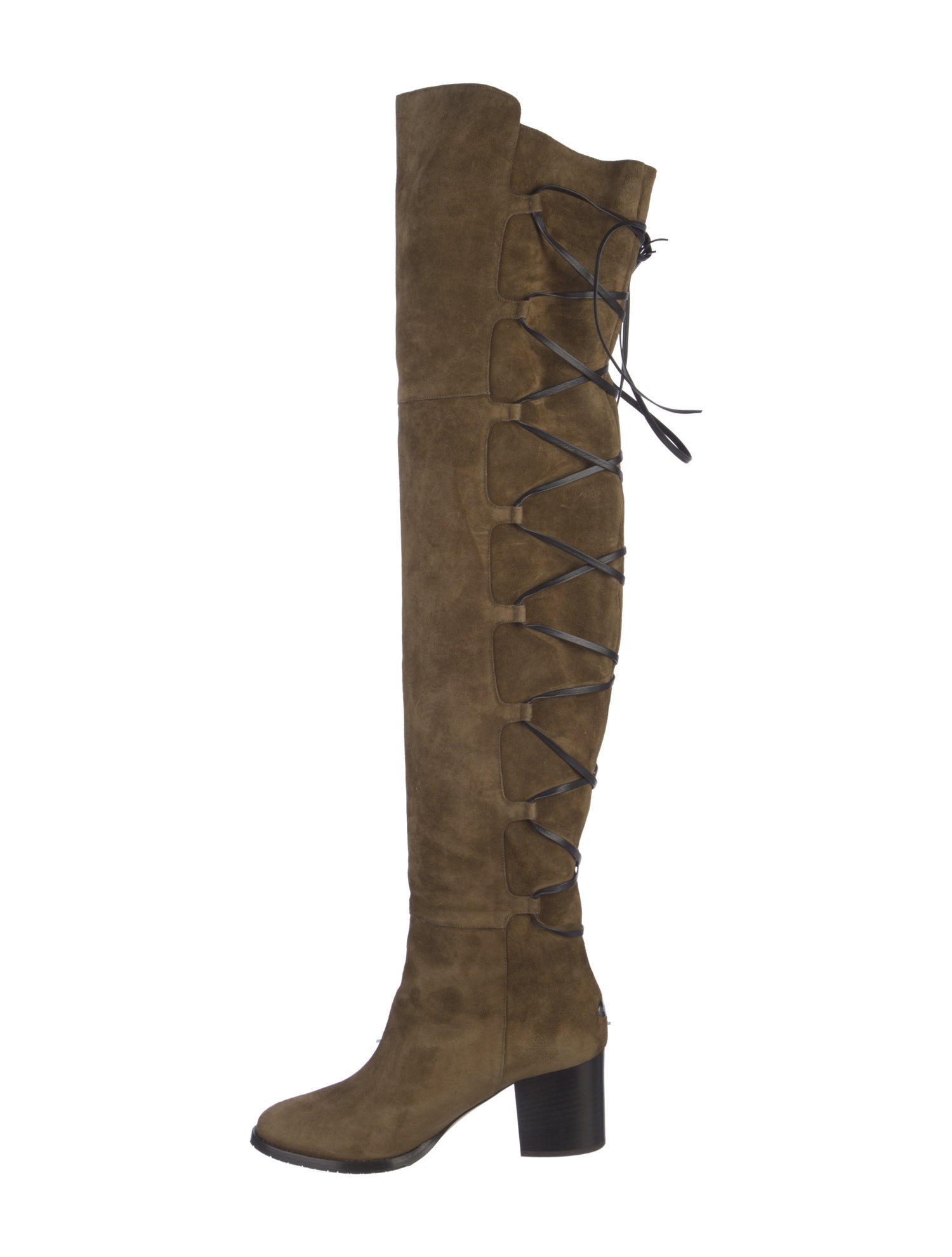 Jimmy Choo Suede Lace-Up Boots w/ Tags