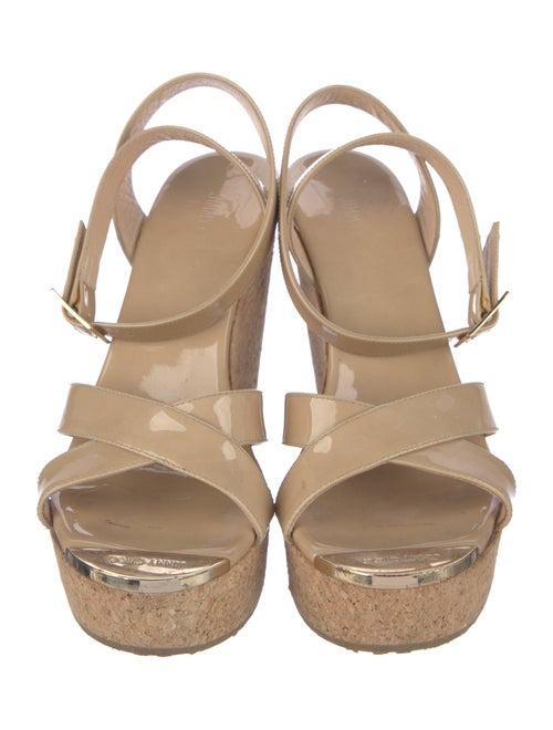 Jimmy Choo Patent Leather Slingback Sandals