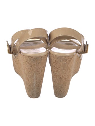 Jimmy Choo Patent Leather Slingback Sandals