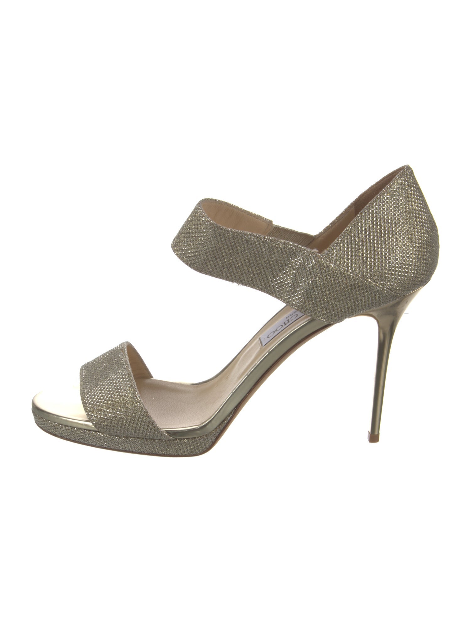 Jimmy Choo Glitter Sandals