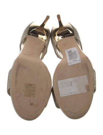 Jimmy Choo Glitter Sandals