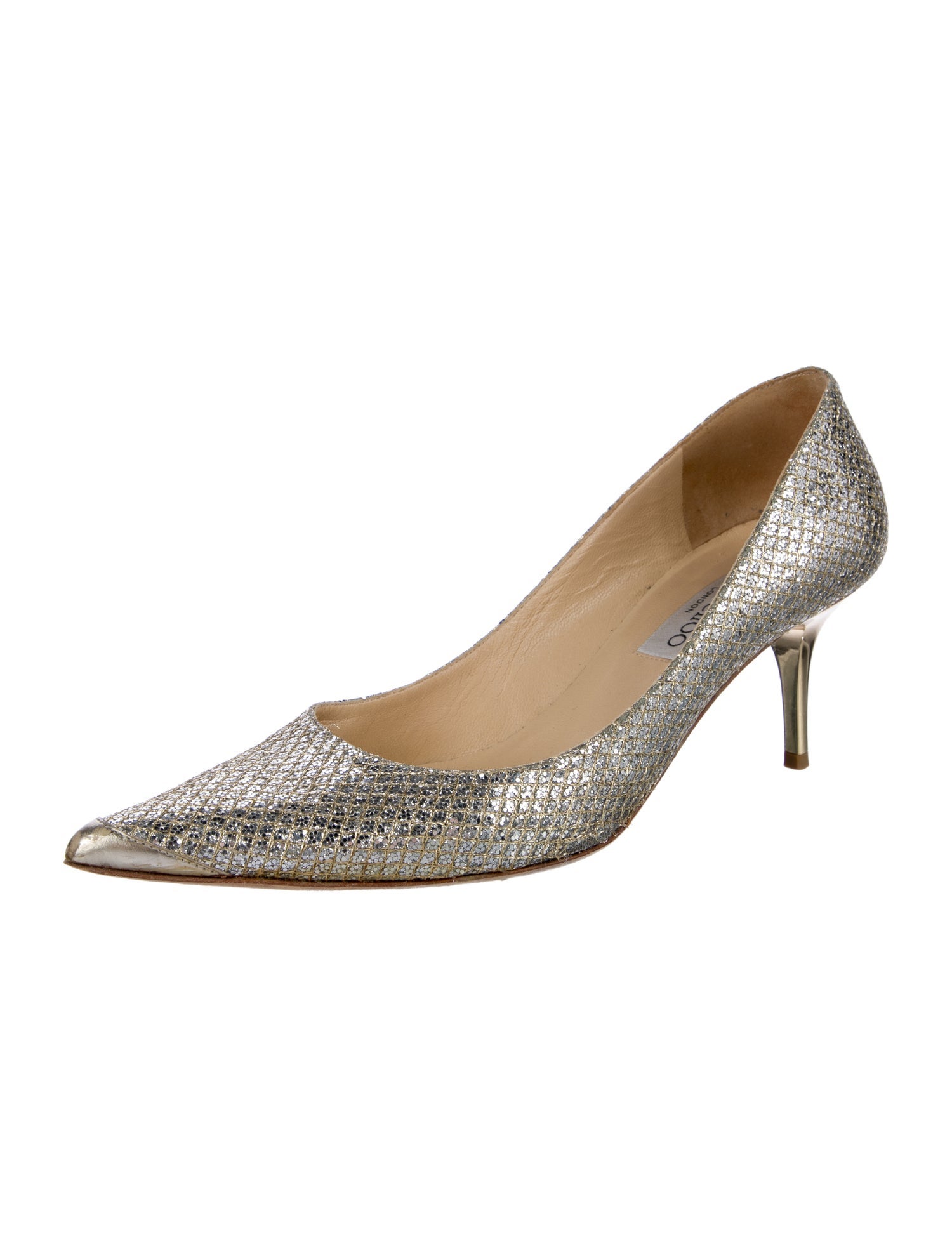 Jimmy Choo Glitter Glitter Accents Pumps