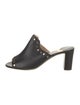Jimmy Choo Leather Studded Accents Slides
