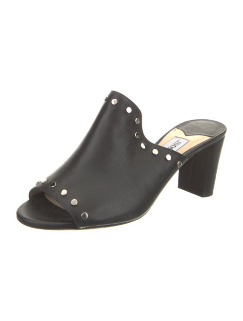 Jimmy Choo Leather Studded Accents Slides