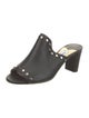 Jimmy Choo Leather Studded Accents Slides