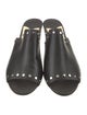 Jimmy Choo Leather Studded Accents Slides