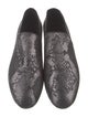 Jimmy Choo Leather Printed Loafers