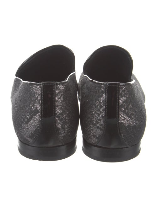 Jimmy Choo Leather Printed Loafers