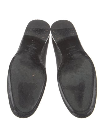 Jimmy Choo Leather Printed Loafers