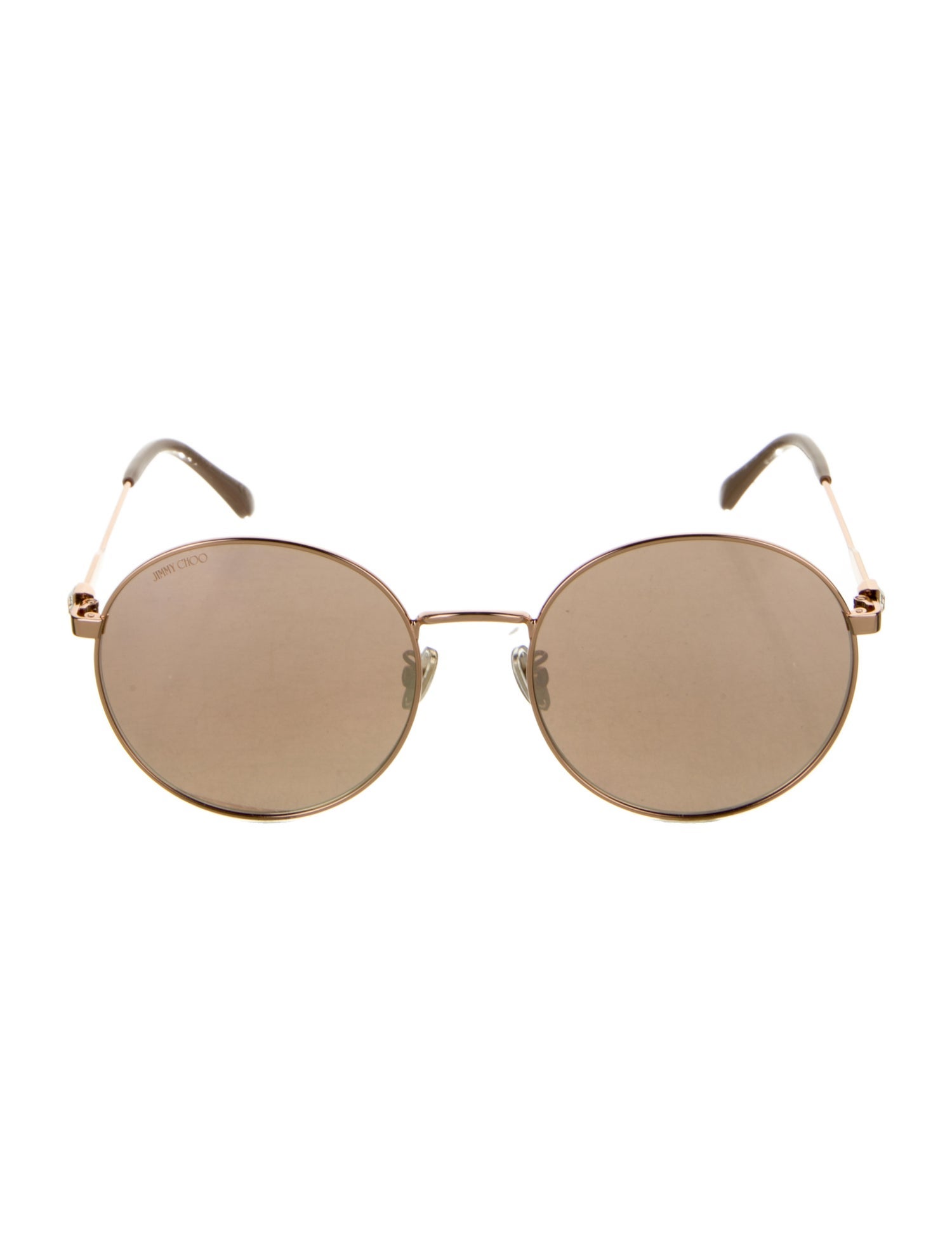 Jimmy Choo Round Mirrored Sunglasses