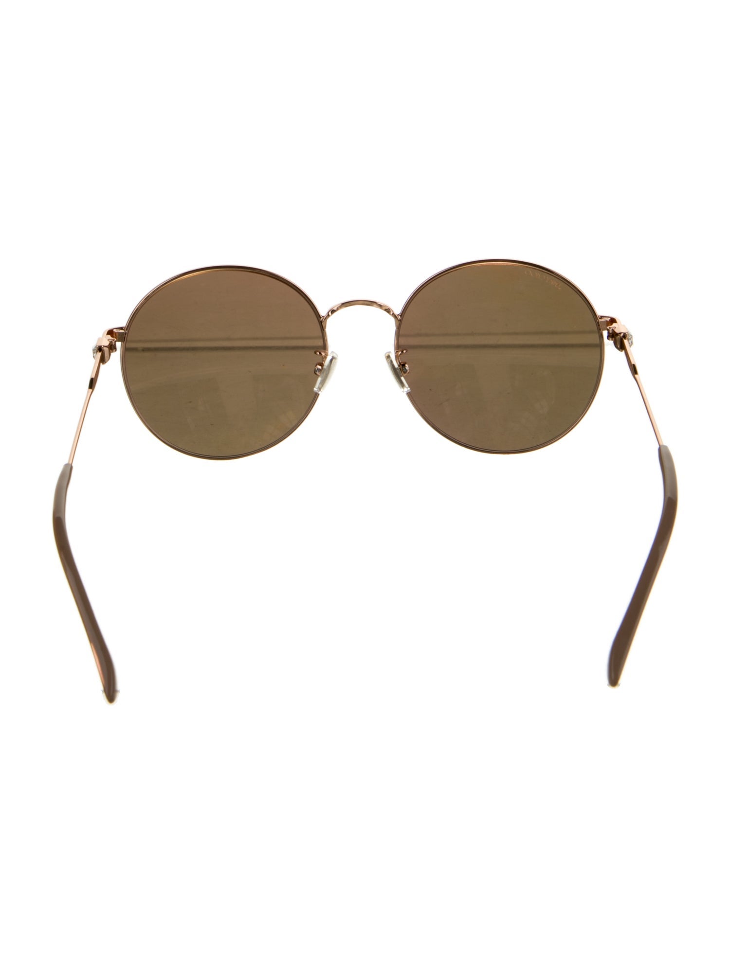 Jimmy Choo Round Mirrored Sunglasses