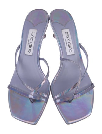 Jimmy Choo Leather Slides