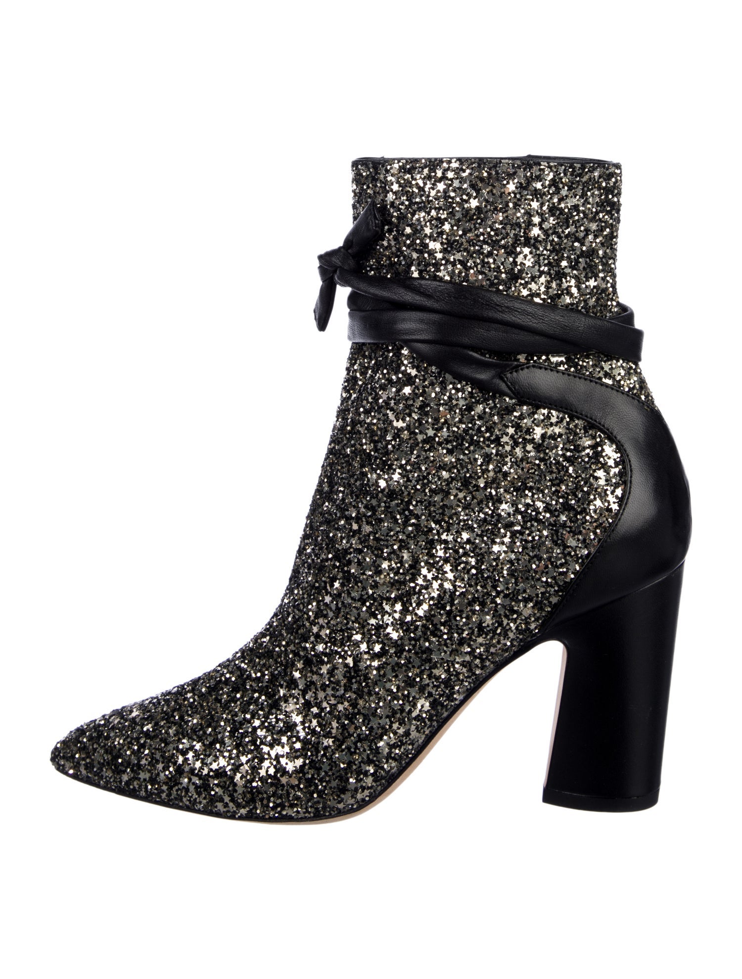 Jimmy Choo Glitter Glitter Accents Boots