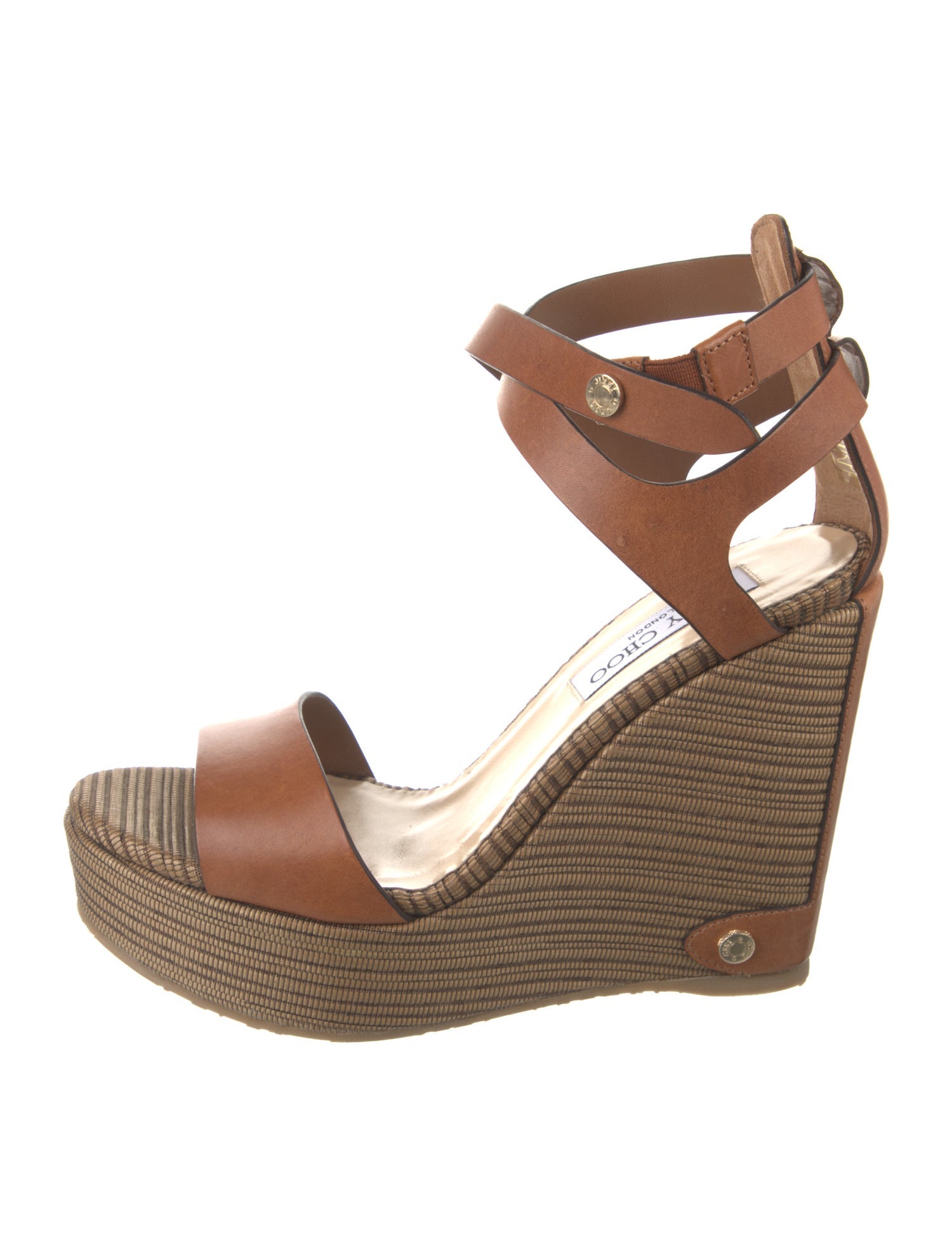 Jimmy Choo Leather Espadrilles