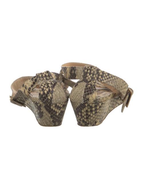 Jimmy Choo Snakeskin Animal Print Espadrilles