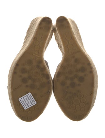 Jimmy Choo Suede Glitter Accents Espadrilles