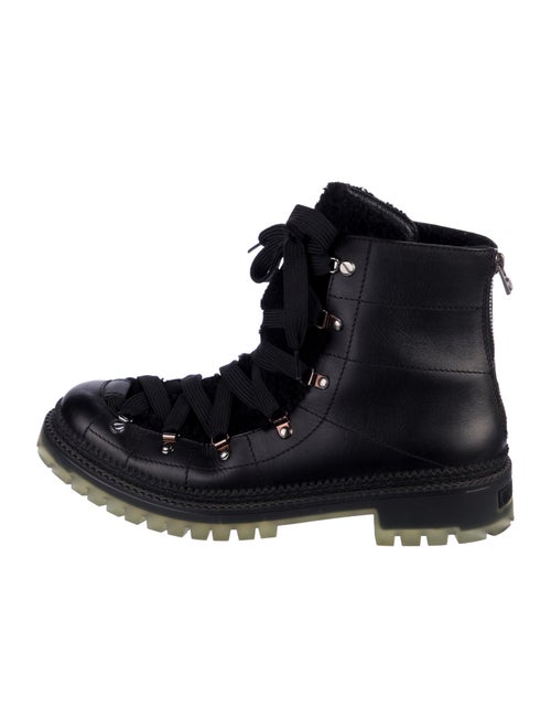 Jimmy Choo Leather Combat Boots