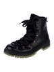 Jimmy Choo Leather Combat Boots