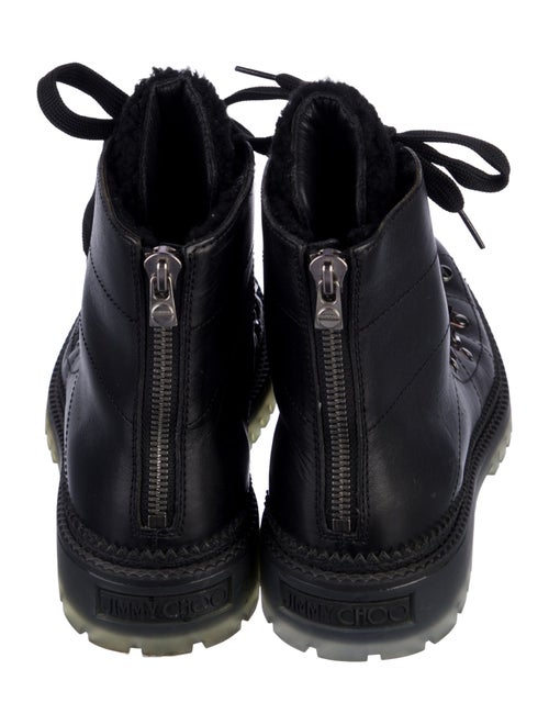 Jimmy Choo Leather Combat Boots
