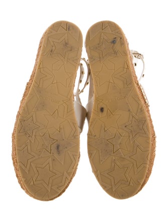 Jimmy Choo Leather Colorblock Pattern Sandals