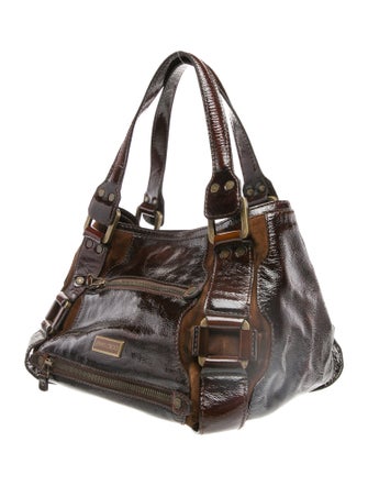 Jimmy Choo Patent Leather Shoulder Bag