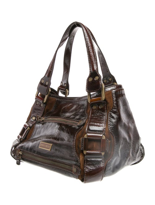 Jimmy Choo Patent Leather Shoulder Bag