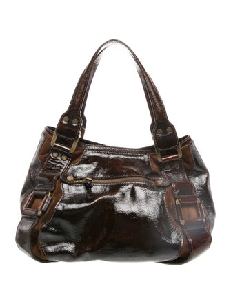 Jimmy Choo Patent Leather Shoulder Bag