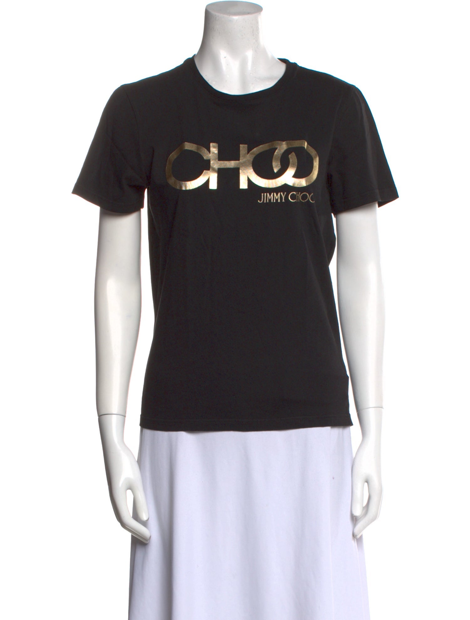 Jimmy Choo Graphic Print Crew Neck T-Shirt