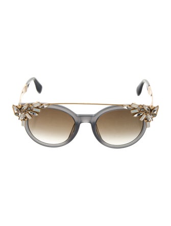 Jimmy Choo Cat-Eye Gradient Sunglasses