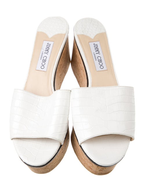 Jimmy Choo Leather Slides