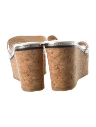 Jimmy Choo Leather Slides