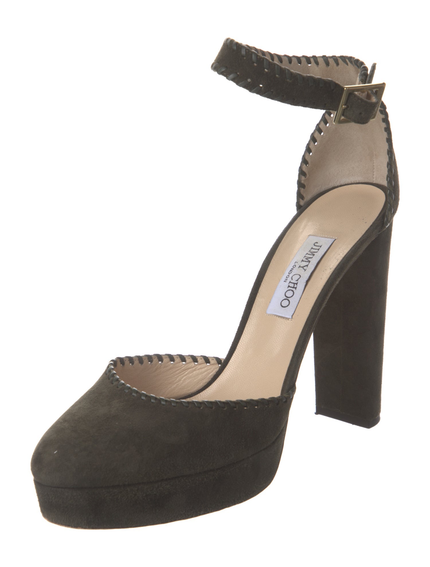 Jimmy Choo Suede D'Orsay Pumps