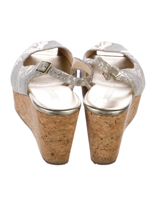 Jimmy Choo Suede Animal Print Slingback Pumps