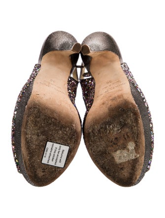 Jimmy Choo Glitter Slingback Pumps