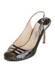 Jimmy Choo Patent Leather Slingback Pumps