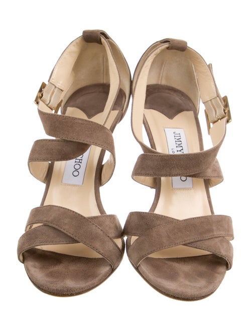 Jimmy Choo Suede Slingback Sandals