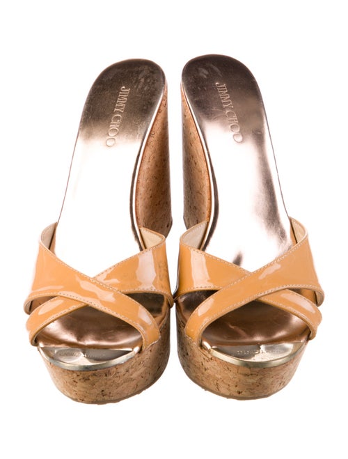 Jimmy Choo Patent Leather Slides