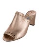 Jimmy Choo Leather Studded Accents Slides