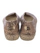 Jimmy Choo Snakeskin Animal Print Espadrilles